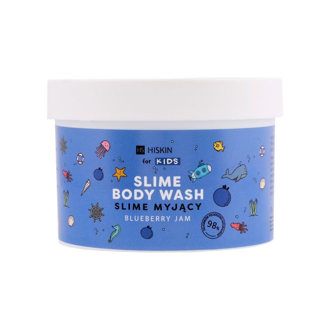 HS HISKIN KIDS SLIME BODY BLUEBERRY vaikų kūno prausiklis, 150 g