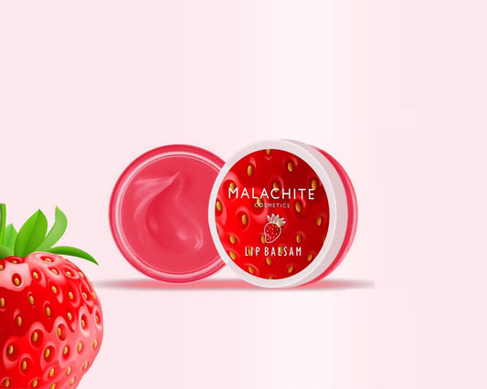 Lūpų balzamas MALACHITE COSMETICS "STRAWBERRY", 8ml