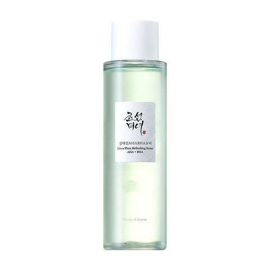 BEAUTY OF JOSEON GREEN PLUM REFRESHING AHA + BHA veido tonikas, 150 ml