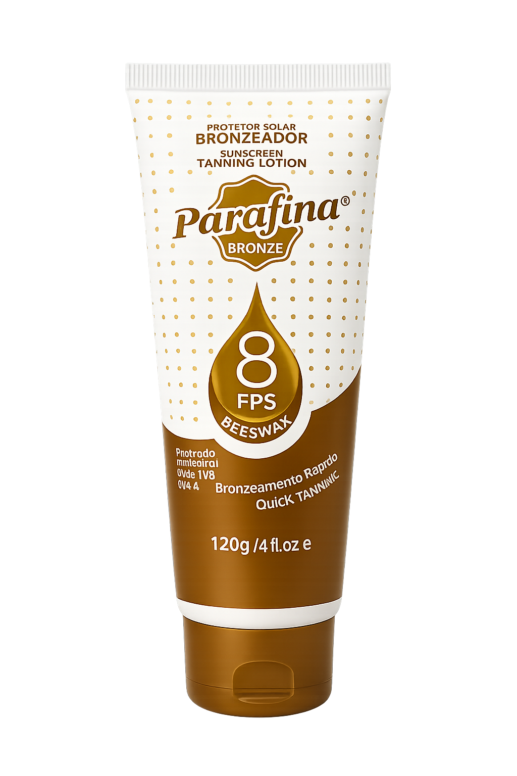Parafina Bronze SPF8 įdegio losjonas su bičių vašku, 120 g