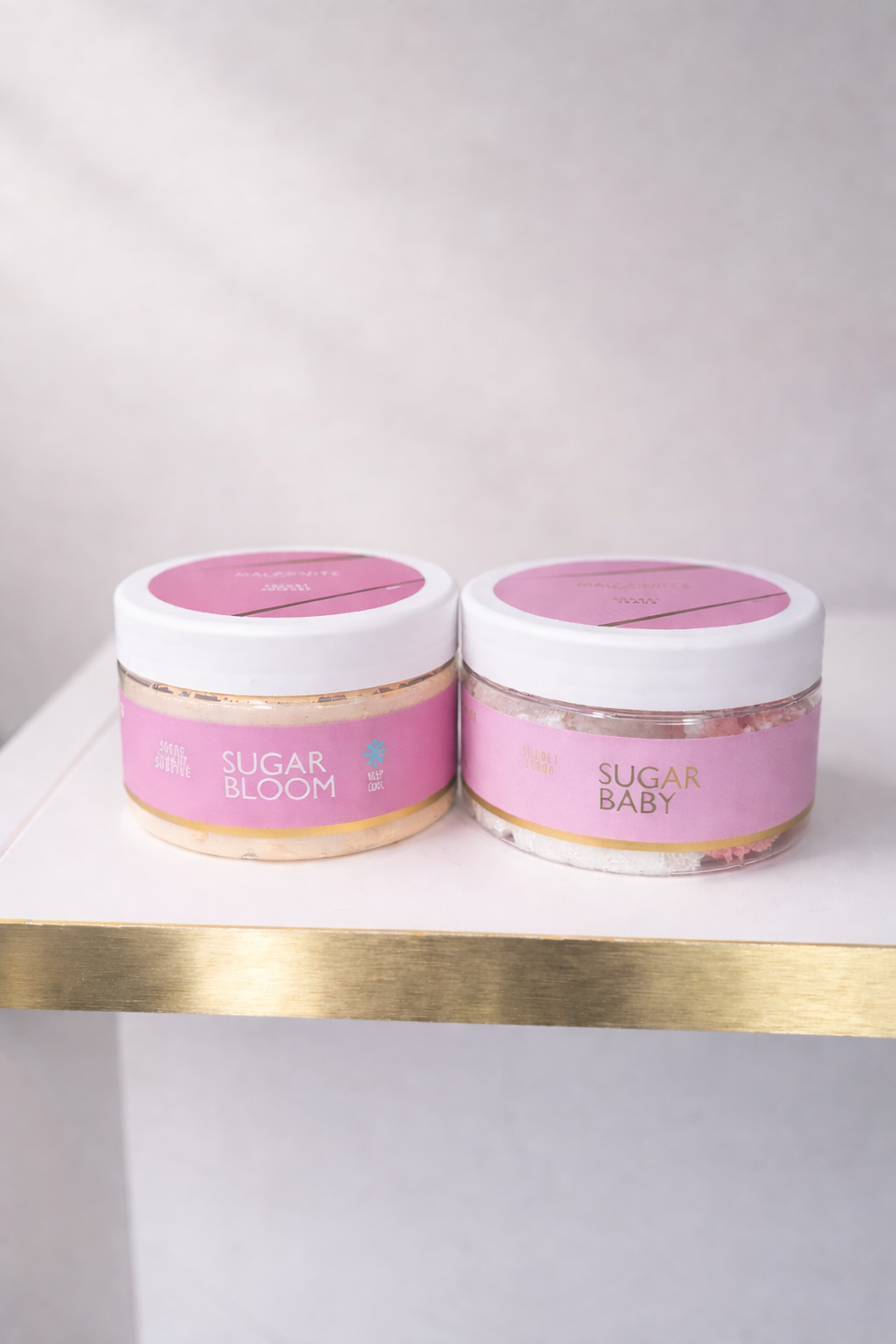 💗Švytintis kūno priežiūros rinkinys Malachite Cosmetics SWEET GLOW RITUAL