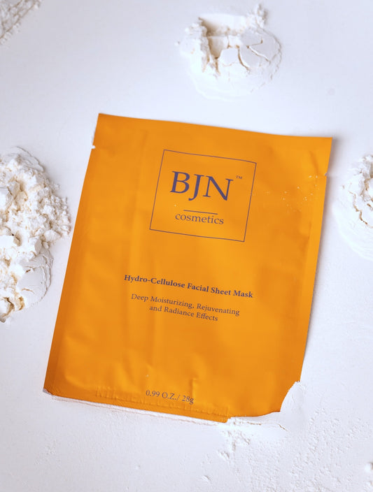 BJN cosmetics – Giliai drėkinanti, jauninanti ir švytėjimo efektą suteikianti hidroceliuliozės veido kaukė