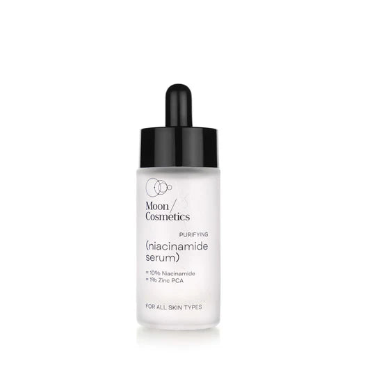 Niacinamido serumas porų mažinimui, 30 ml. daugiafunkcinis serumas su niacinamidu, cinko PCA ir hialurono rūgštimi, pH 5,0-5,5