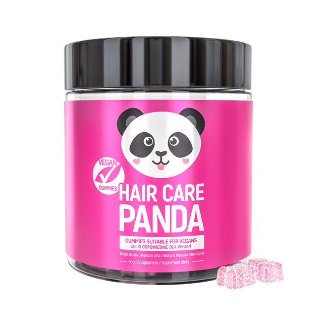 Maisto papildas plaukams HAIR CARE PANDA (guminukai) N60
