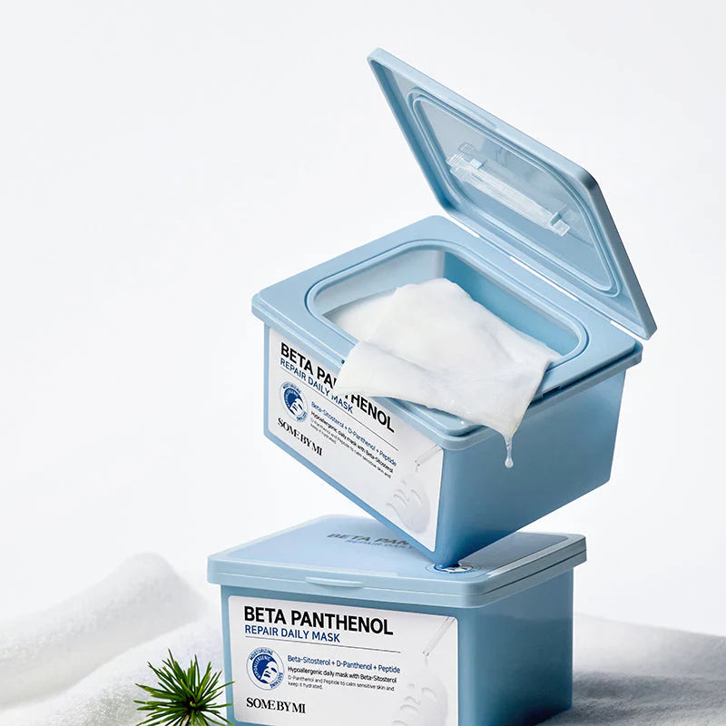 SOME BY MI Beta Panthenol Repair Daily Mask 30pcs lakštinės veido kaukės
