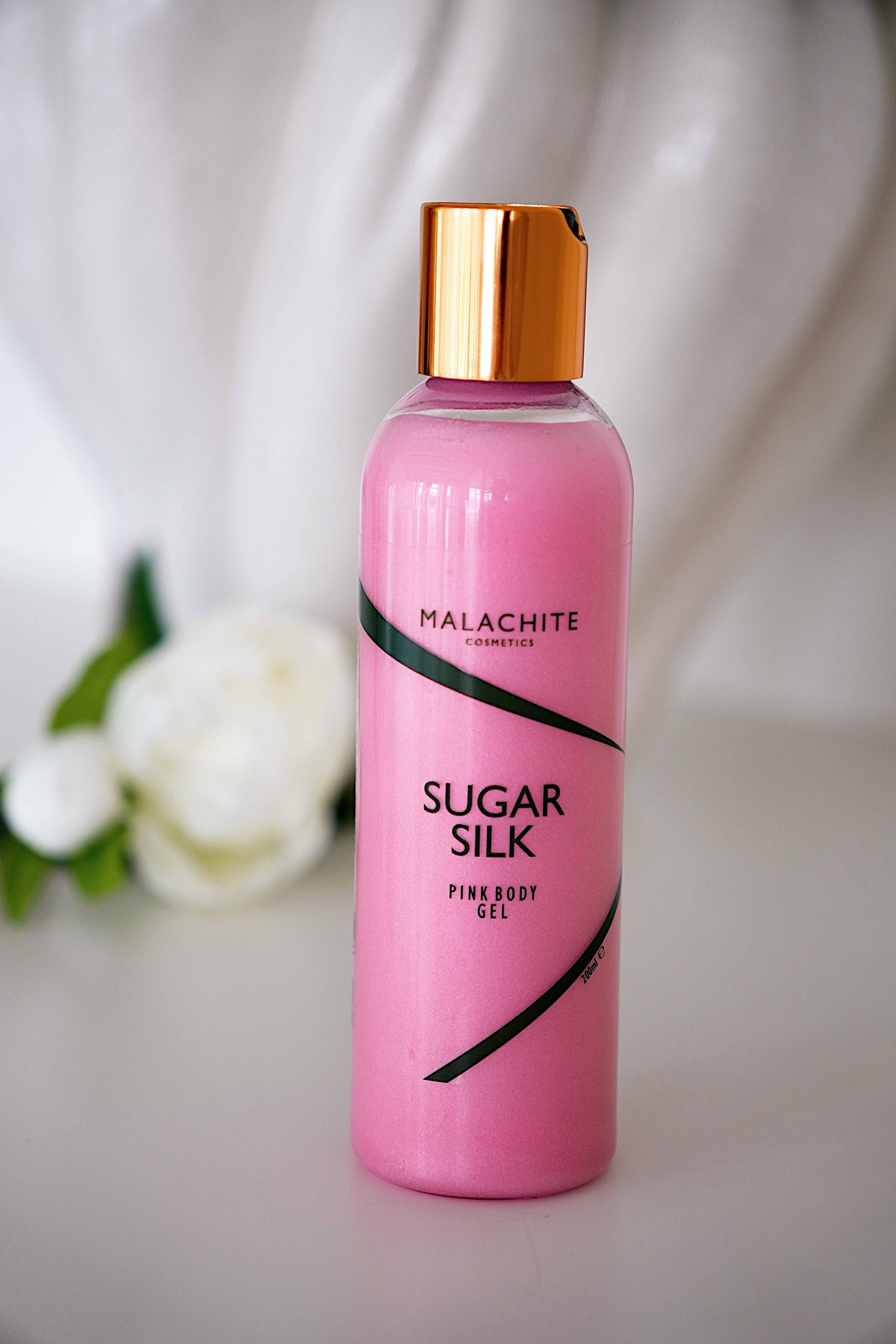 Kūno gelis MALACHITE COSMETICS „Sugar Silk“ 200 ml
