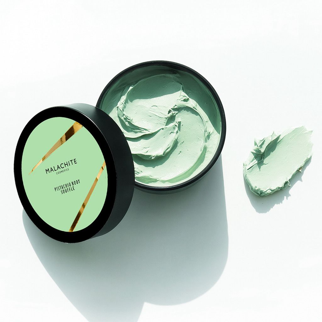 Dušo suflė “PISTACHIO KISS” MALACHITE COSMETICS, 150 g