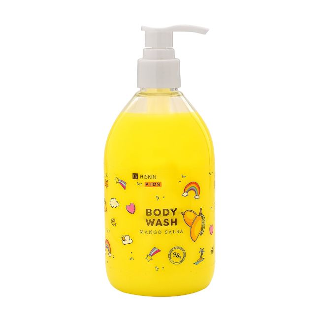 HS HISKIN KIDS BODY WASH MANGO SALSA vaikų kūno prausiklis, 400 ml