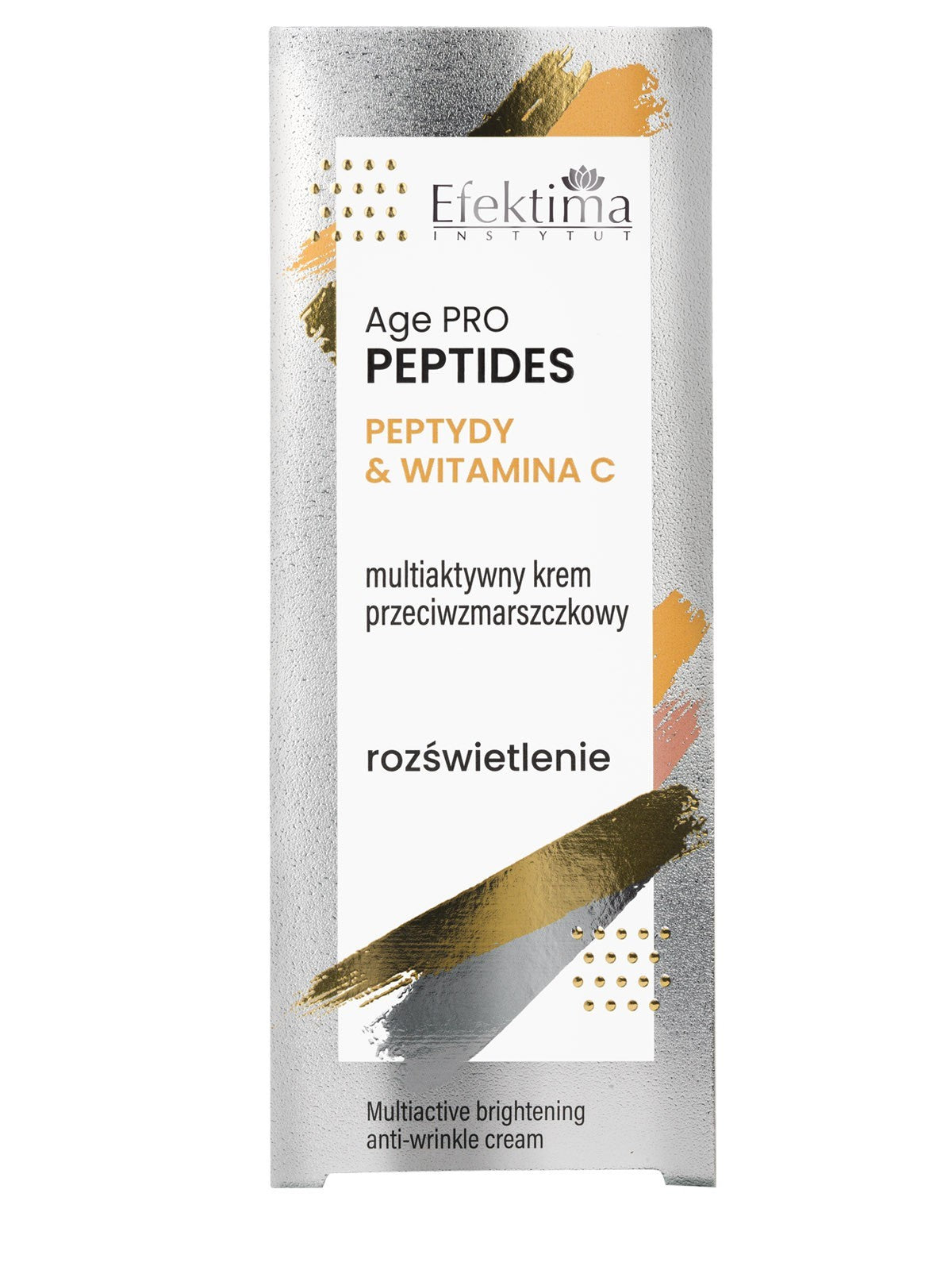 Veido kremas su peptidais ir vitaminu C – skaistinantis ir lyginantis