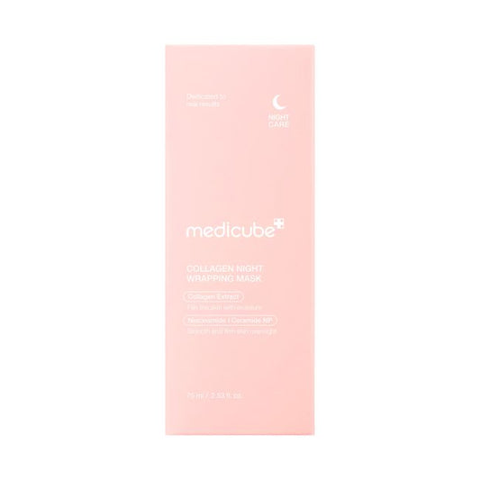 MEDICUBE COLLAGEN WRAPPING naktinė veido kaukė, 75 ml