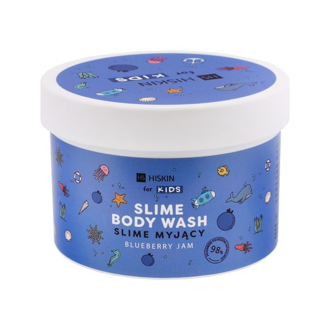 HS HISKIN KIDS SLIME BODY BLUEBERRY vaikų kūno prausiklis, 150 g