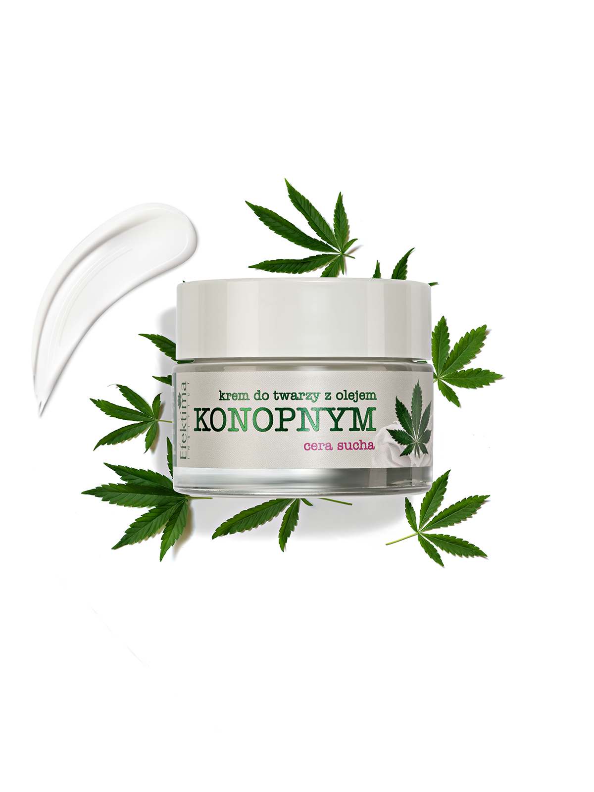 Veido kremas su kanapių aliejumi – sausai odai maitinti ir drėkinti