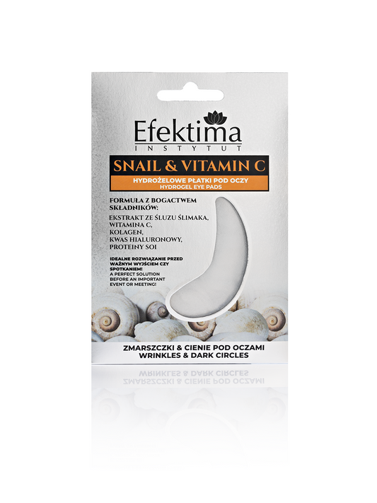 Snail & Vitamin C Hydrogel Eye Pads – hidrogelinės paakių pagalvėlės
