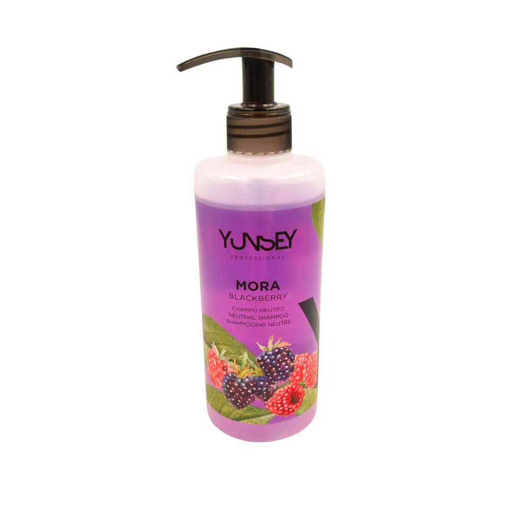 YUNSEY aromatinis gervuogių kvapo šampūnas (tinka nuo 3 metų amžiaus) NEUTRAL SHAMPOO BLACKBERRY, 400 ml
