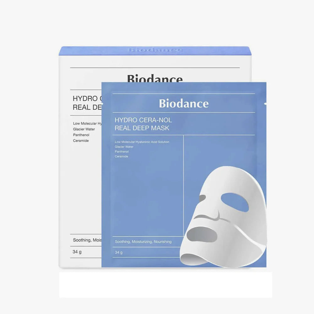 BIODANCE Hydro Cera-nol Real Deep Mask - veido kaukė su keramidais