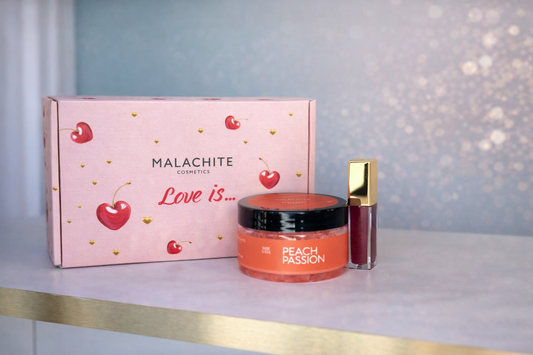 💖 Šventinis rinkinys „Peach Kiss“