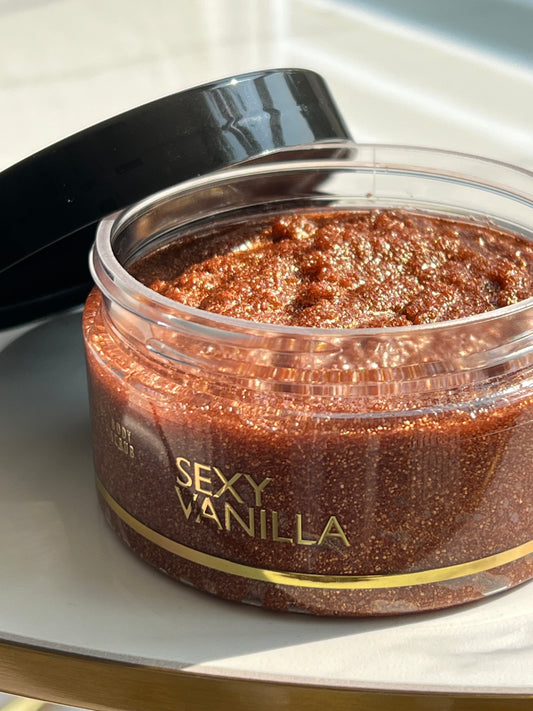 Kūno šveitiklis Malachite Cosmetics SEXY VANILLA BODY SCRUB, 250 g