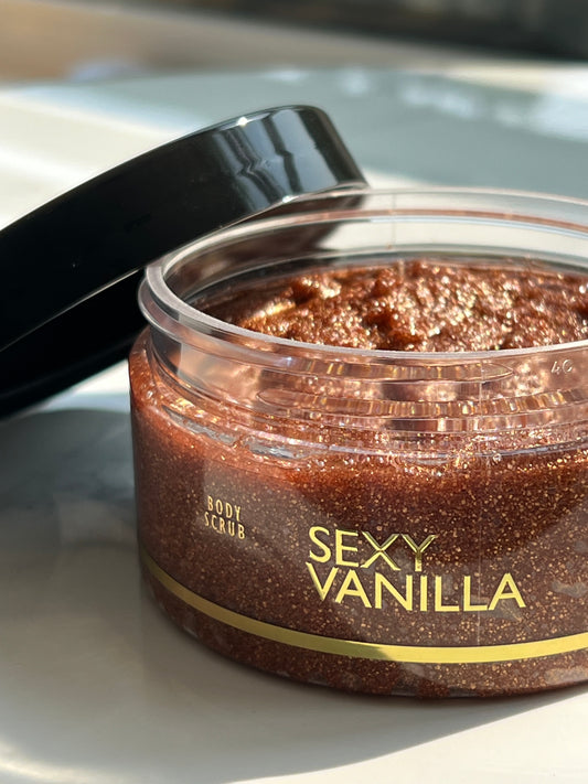 Kūno šveitiklis Malachite Cosmetics SEXY VANILLA BODY SCRUB, 250 g