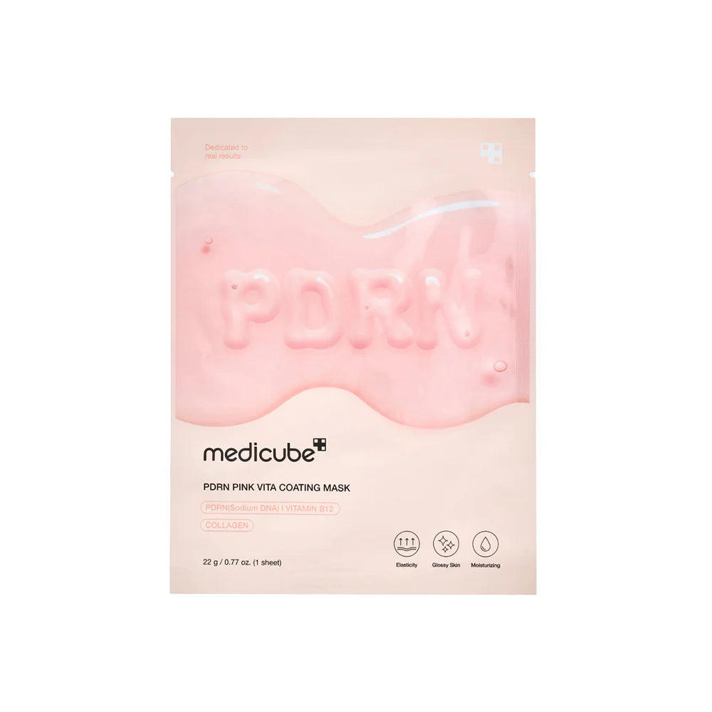 MEDICUBE PDRN Pink Vita Coating Mask - veido kaukė