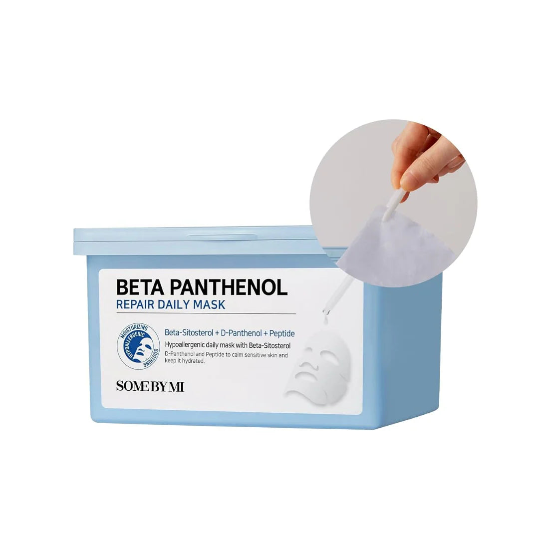 SOME BY MI Beta Panthenol Repair Daily Mask 30pcs lakštinės veido kaukės