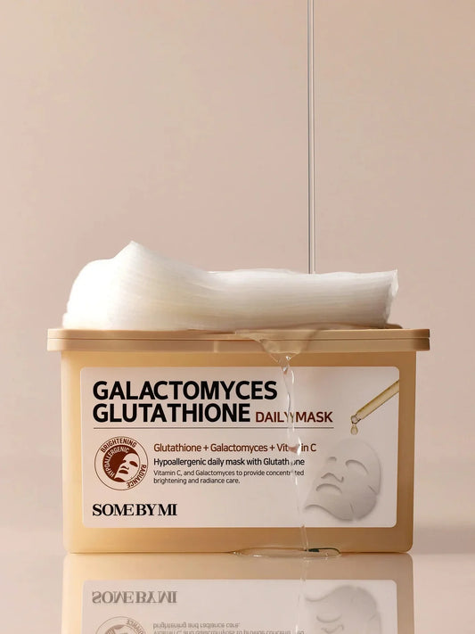 SOME BY MI Galactomyces Glutathione Daily Mask 30pc lakštinės veido kaukės