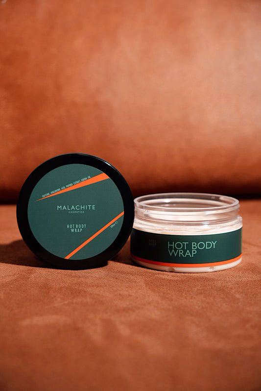Karštas įvyniojimo kremas kūnui MALACHITE COSMETICS "Body wrap", 200ml
