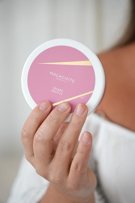 Švytintis kūno suflė-sviestas Malachite Cosmetics  Sugar Bloom, 150 g