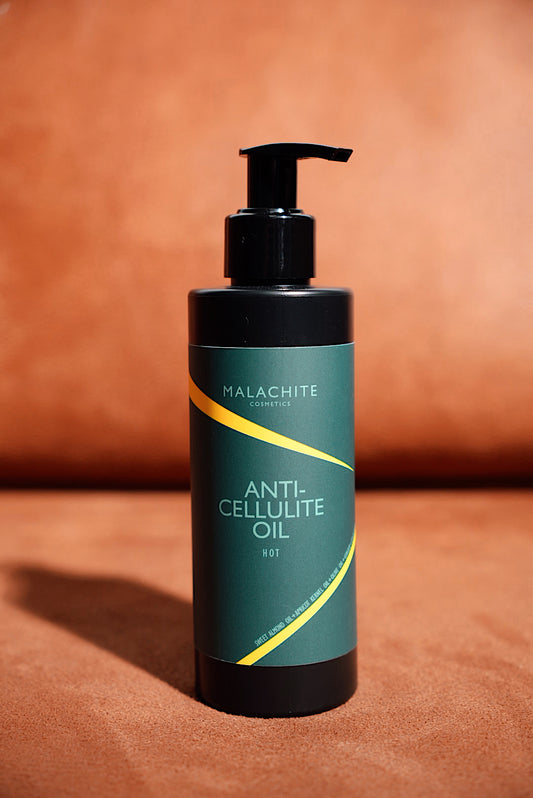 Anticeliulitinis kūno aliejus MALACHITE COSMETICS "Anticellulite oil, hot", 200ml