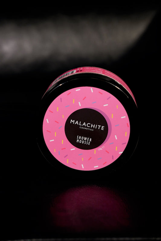 Dušo suflė “STRAWBERRY CAKE” MALACHITE COSMETICS, 150 g