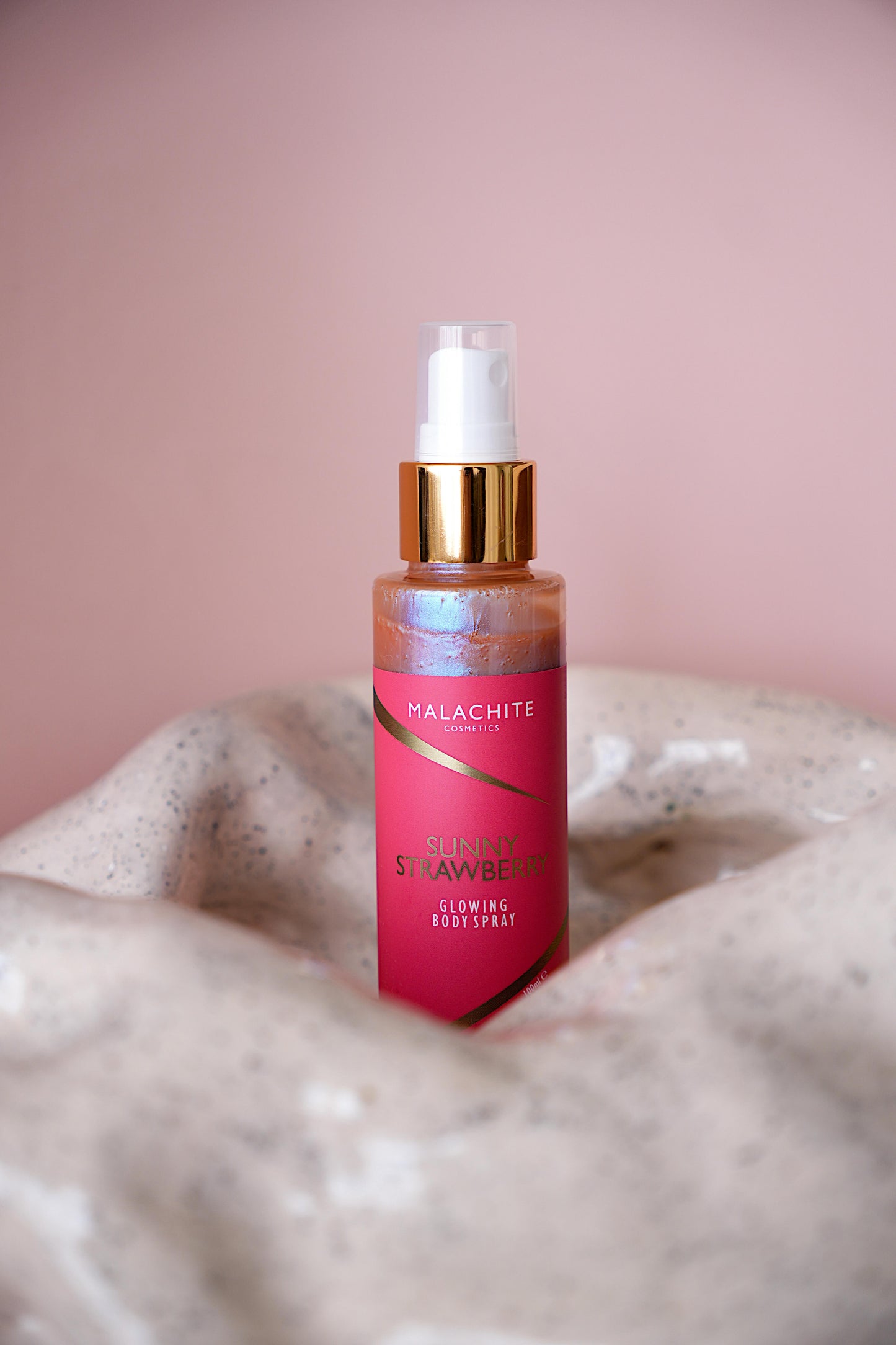 MALACHITE COSMETICS Shimmering body spray " SUNNY STRAWBERRY" 100 ml