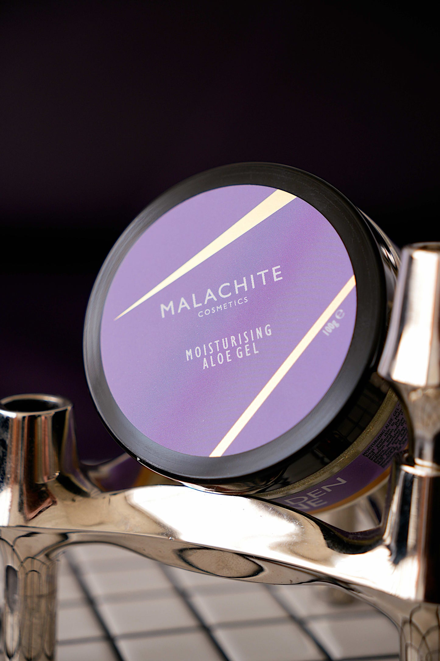 MALACHITE COSMETICS Moisturizing Aloe Gel GOLDEN SHINE 💜, 200 ml