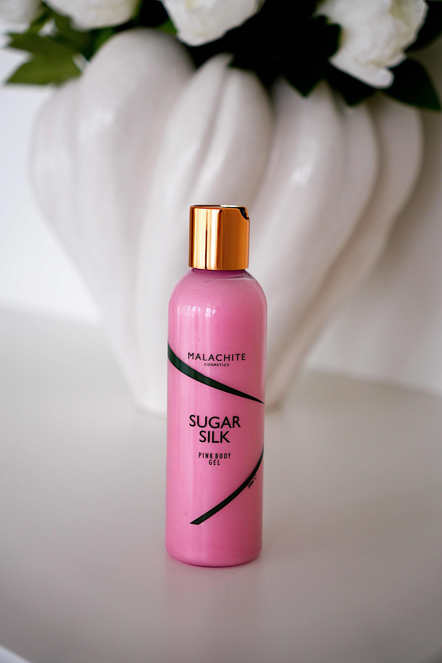 Kūno gelis MALACHITE COSMETICS „Sugar Silk“ 200 ml