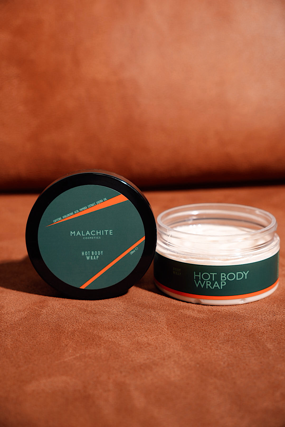 Karštas įvyniojimo kremas kūnui MALACHITE COSMETICS "Body wrap", 200ml