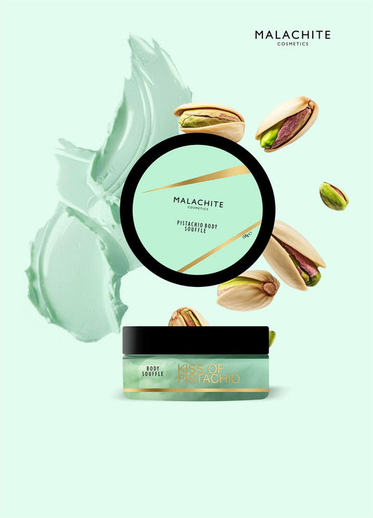 Dušo suflė “PISTACHIO KISS” MALACHITE COSMETICS, 150 g