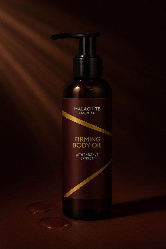 MALACHITE COSMETICS kūno aliejus su kaštono ekstraktu, 200 ml