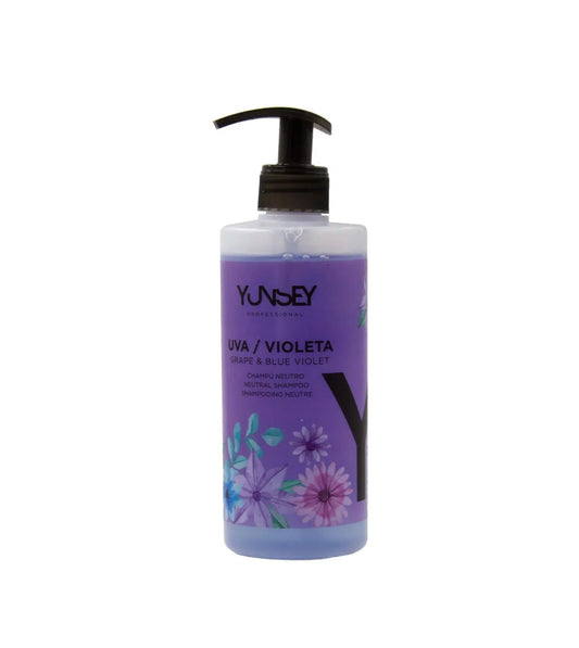 YUNSEY aromatinis vynuogių kvapo šampūnas (tinka nuo 3 metų amžiaus) NEUTRAL SHAMPOO GRAPE AND BLUE VIOLET, 400ml