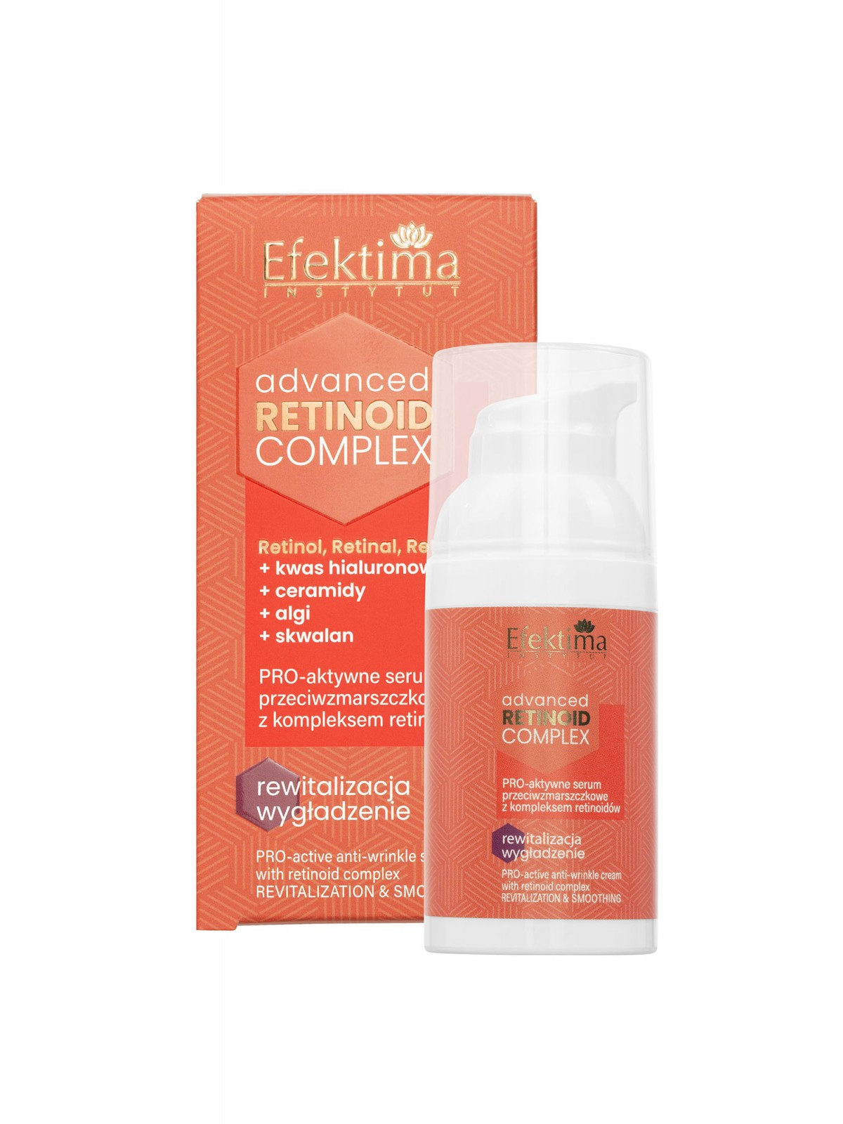 Veido serumas su retinoidų kompleksu – lyginantis ir atgaivinantis