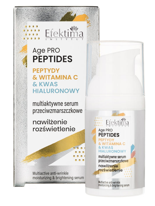 Veido serumas su peptidais – drėkinantis, skaistinantis ir glotninantis