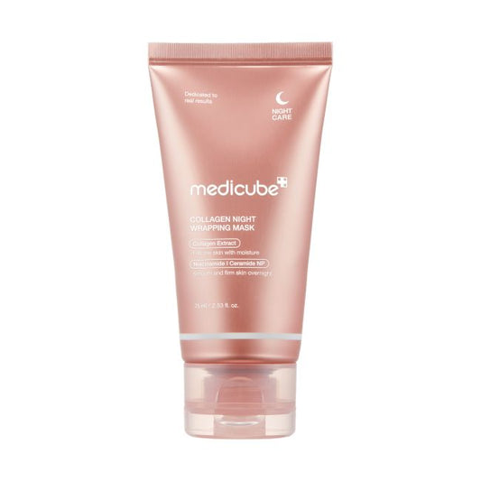 MEDICUBE COLLAGEN WRAPPING naktinė veido kaukė, 75 ml