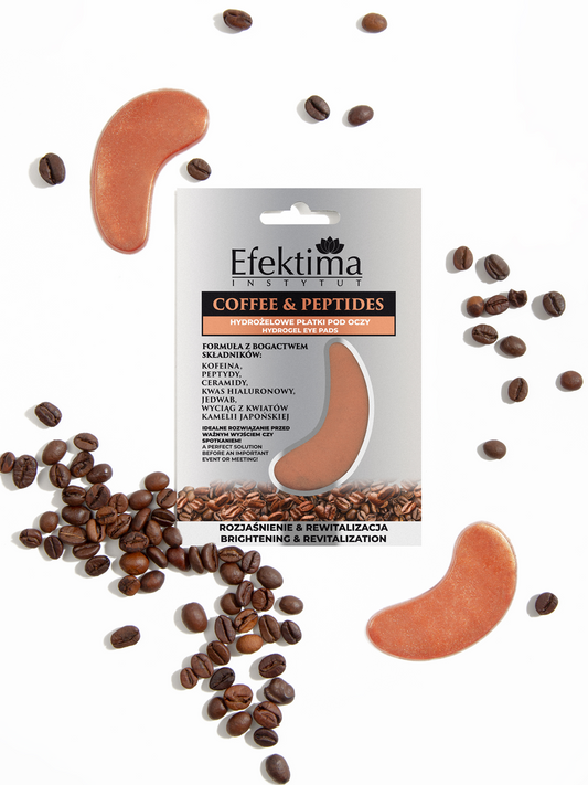 Coffee & Peptides Hydrogel Eye Mask – hidrogelinė paakių kaukė su kofeinu ir peptidais