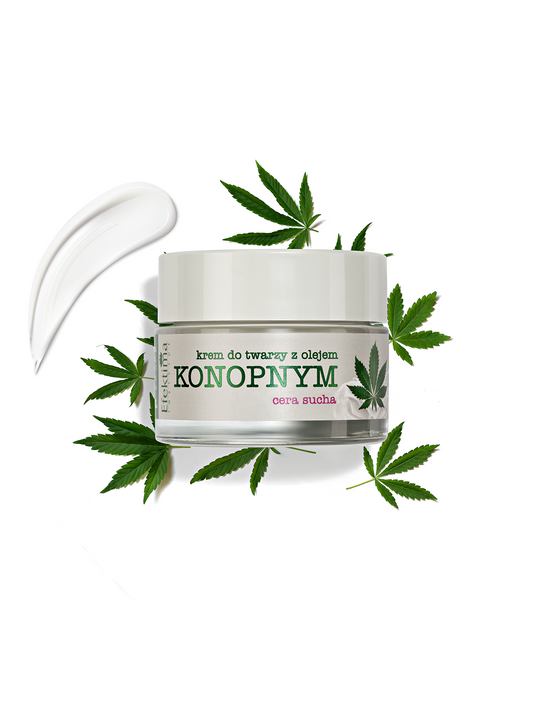 Veido kremas su kanapių aliejumi – sausai odai maitinti ir drėkinti