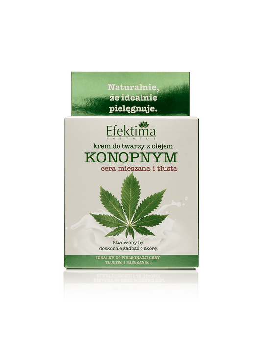 Veido kremas su kanapių aliejumi – mišriai ir riebiai odai balansuoti