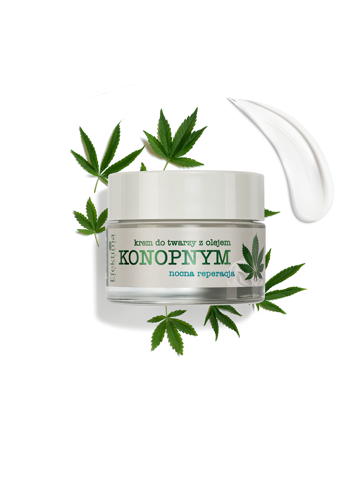 Veido naktinis kremas su kanapių aliejumi – atkuriantis ir maitinantis