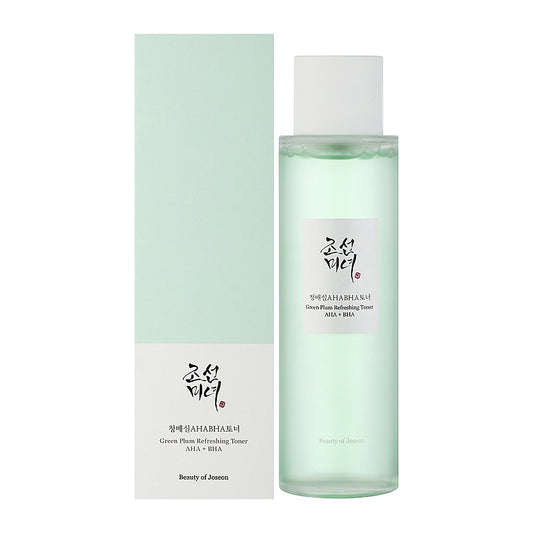 BEAUTY OF JOSEON GREEN PLUM REFRESHING AHA + BHA veido tonikas, 150 ml