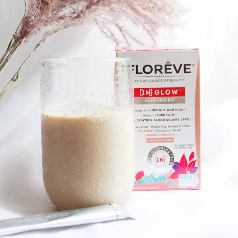 FLOREVE (IN) GLOW SLIM INSIDE – maisto papildas su augaliniais ekstraktais ir chromu