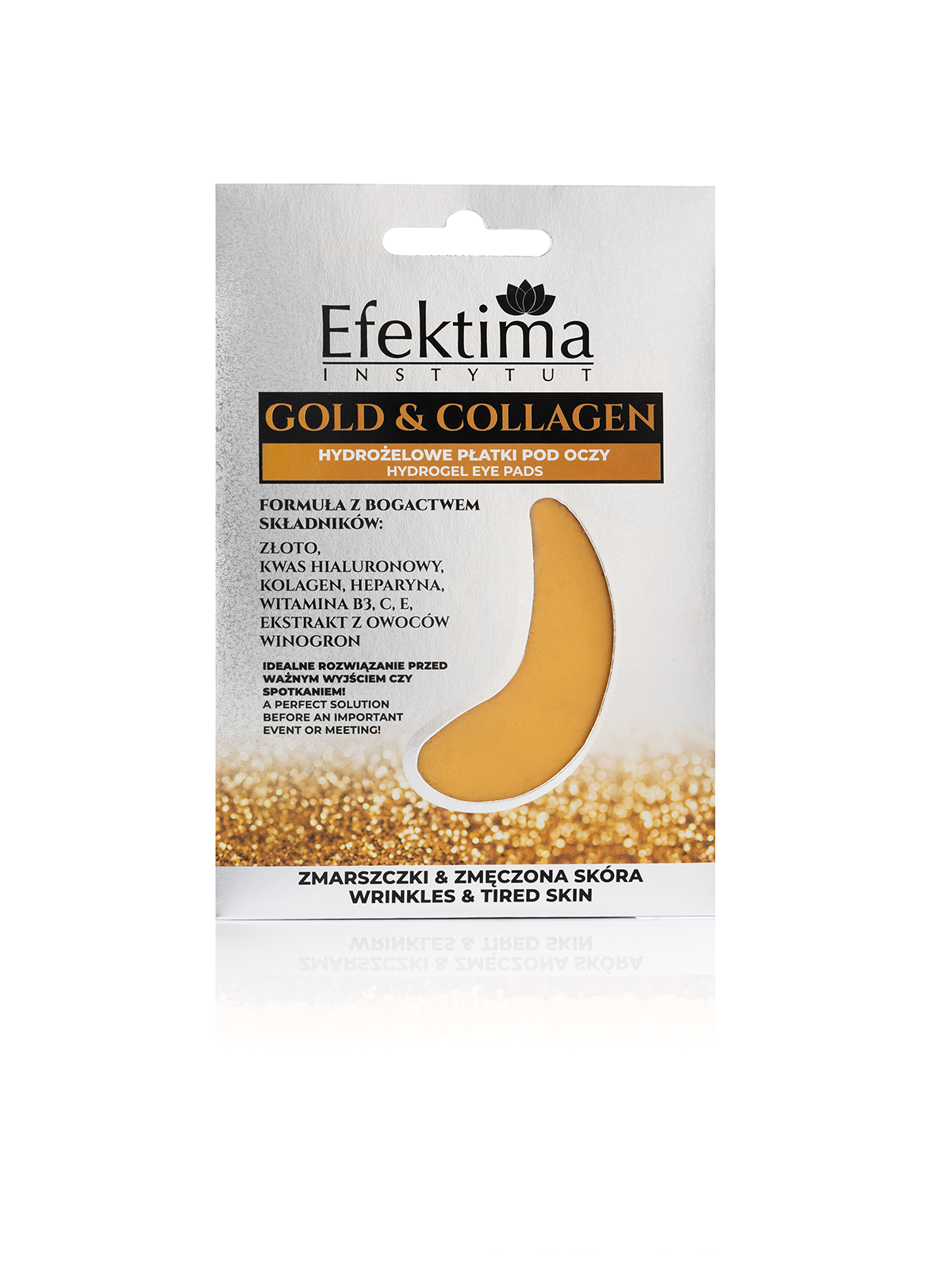 Gold & Collagen Hydrogel Eye Pads – hidrogelinės paakių pagalvėlės su auksu ir kolagenu