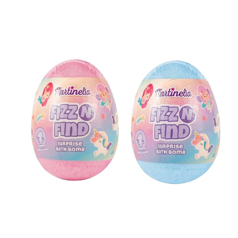 MARTINELIA vonios burbulas kiaušinio formos su siurprizu viduje Unicorn, 150g
