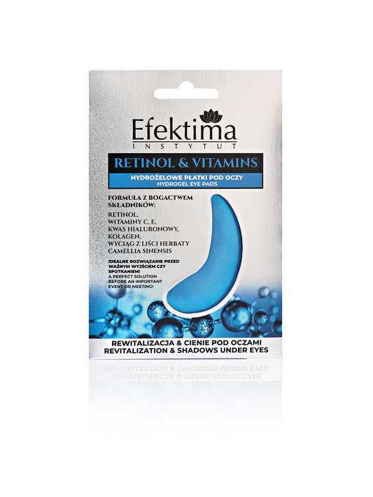 RETINOL & VITAMINS HYDROGEL paaukių kaukė, 1 vnt