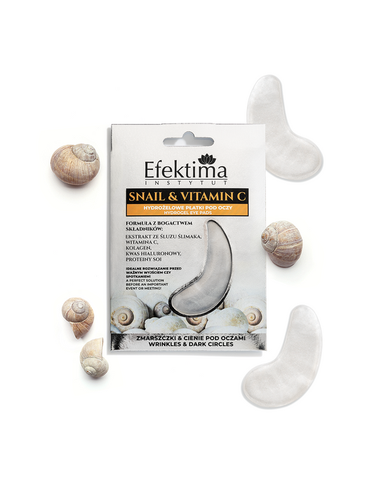Snail & Vitamin C Hydrogel Eye Pads – hidrogelinės paakių pagalvėlės