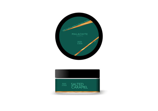 Kūno šveitiklis MALACHITE COSMETICS "Salted Caramel", 300gr